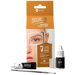 BRONSUN Starter pack - #5 light brown - lash & brow dye